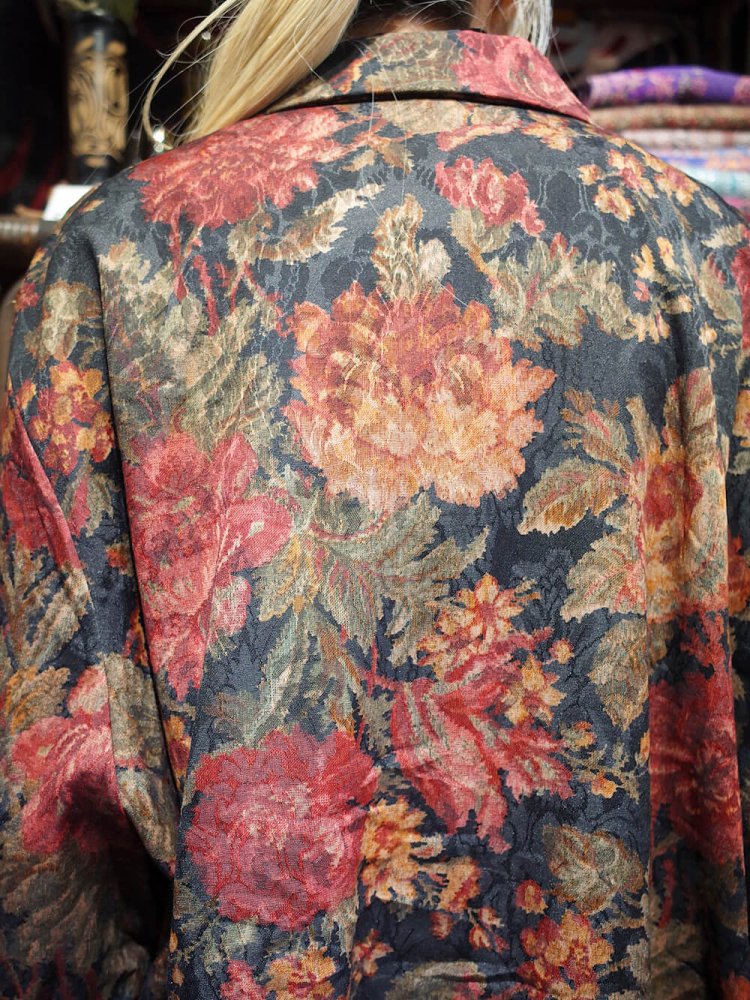 Flower & Arabesque Double Pattern Jacket