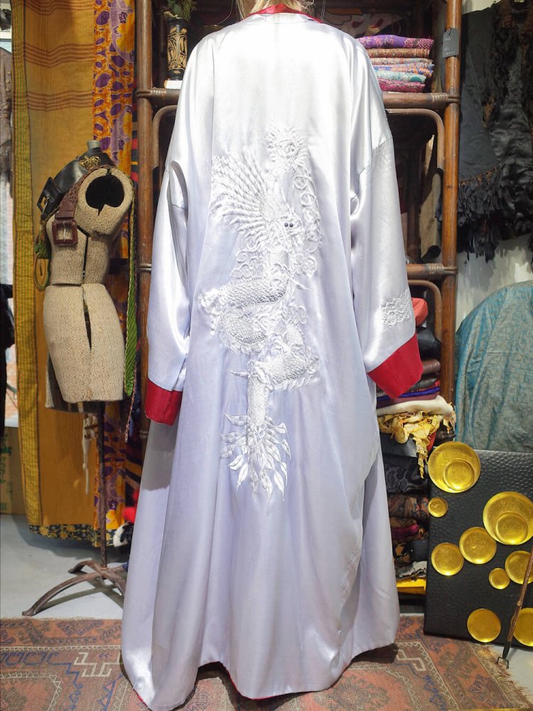 Dragon Embroidery China Gown Reversible