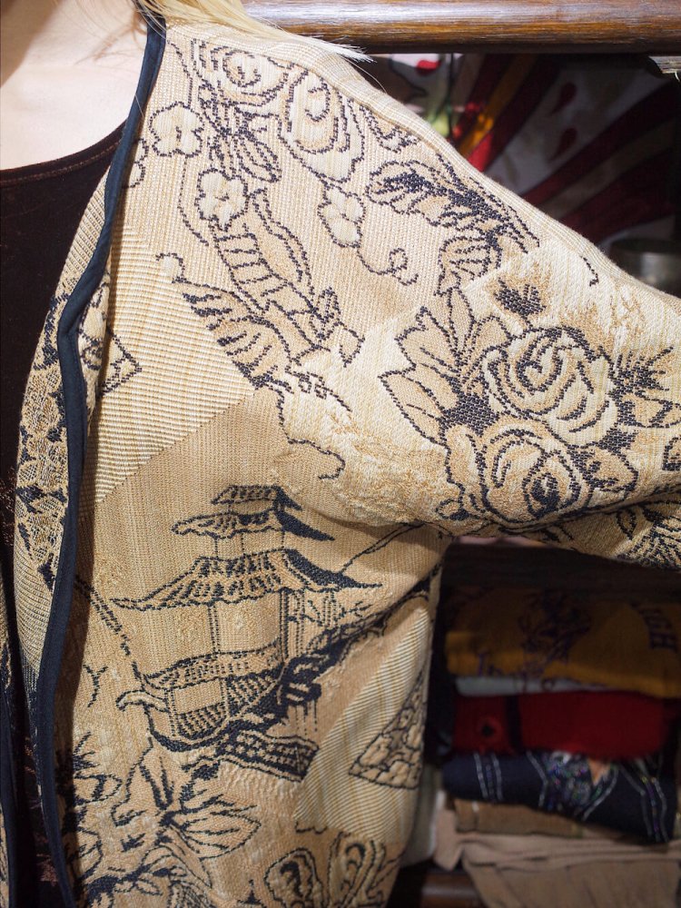 Oriental  Woven Gown Jacket