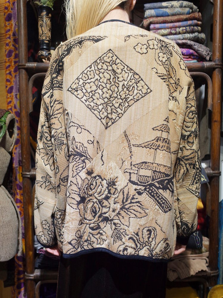 Oriental  Woven Gown Jacket