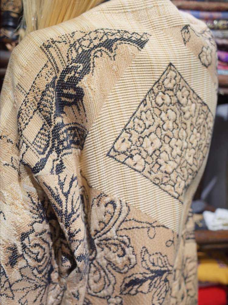 Oriental  Woven Gown Jacket