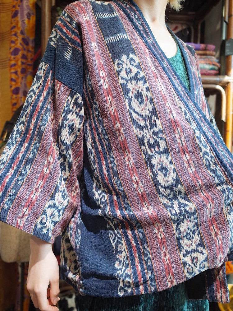 Indonesia Traditional Textile IKAT Gown