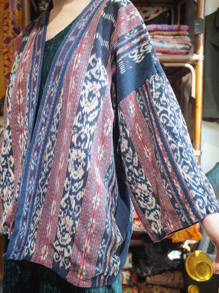 Indonesia Traditional Textile IKAT Gown