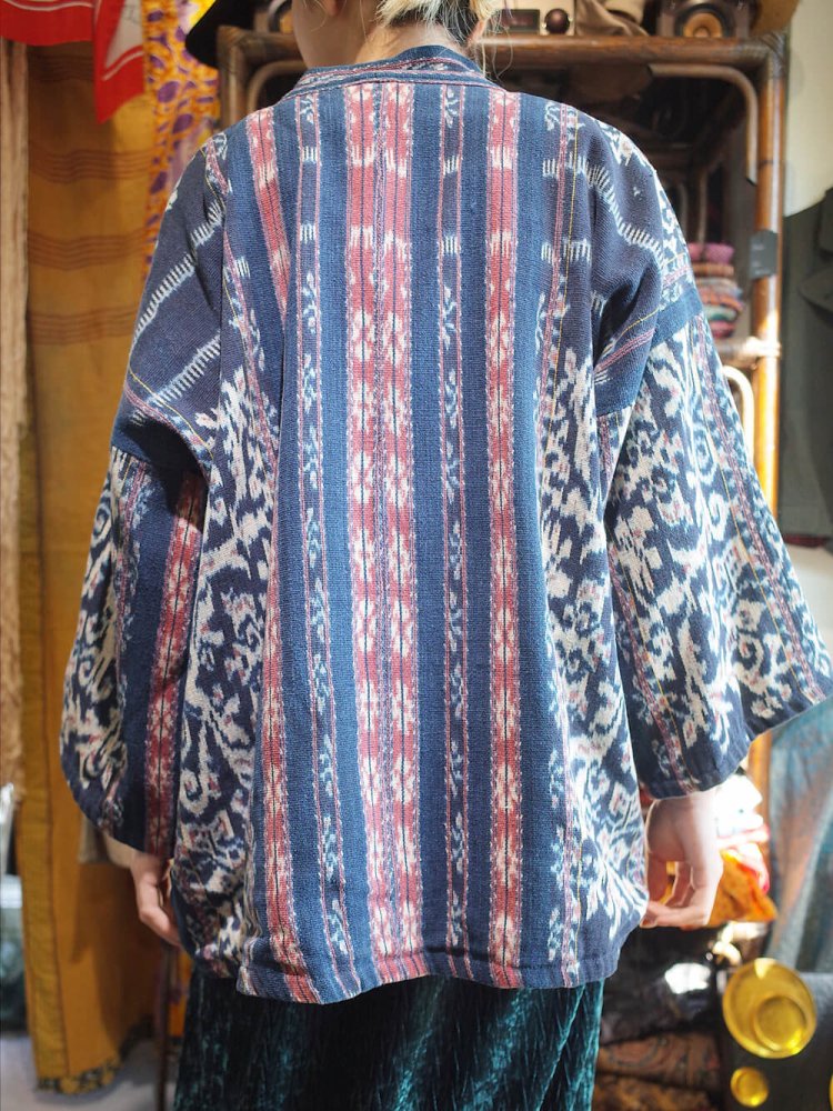 Indonesia Traditional Textile IKAT Gown