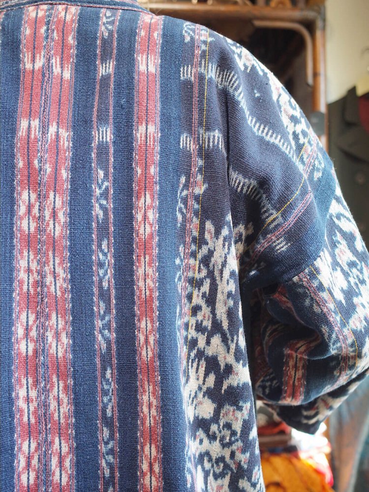 Indonesia Traditional Textile IKAT Gown