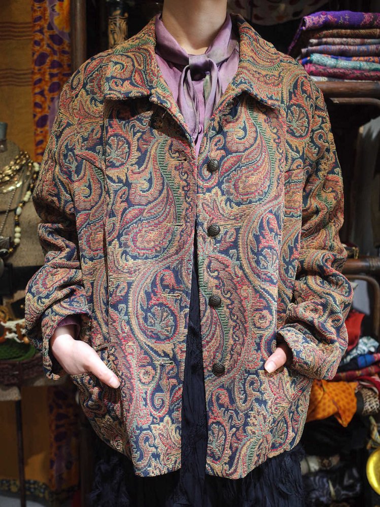 Black Gobelin Paisley Jacket