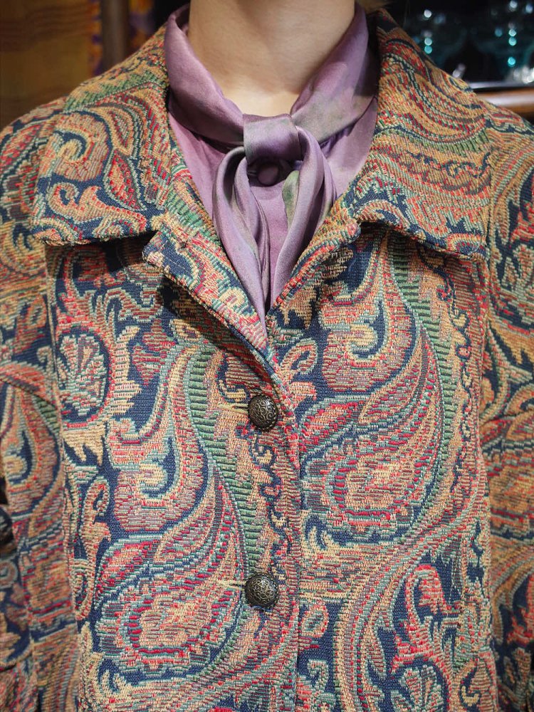 Black Gobelin Paisley Jacket