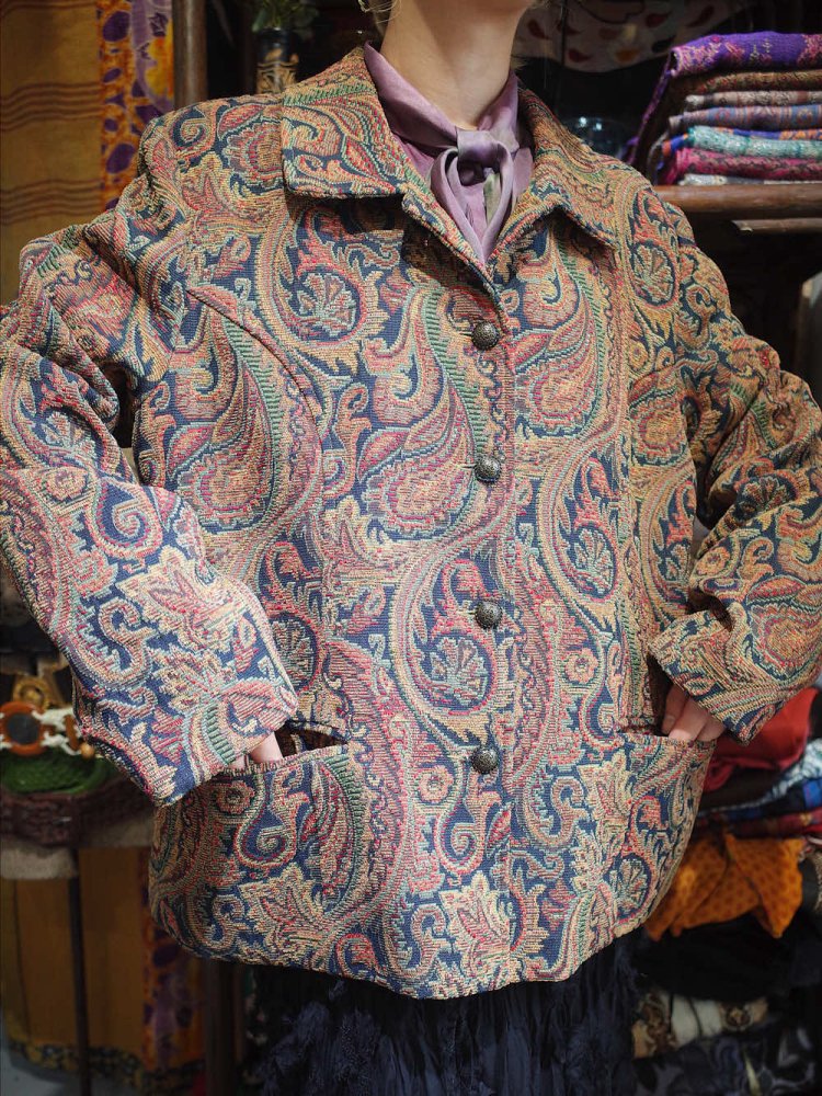 Black Gobelin Paisley Jacket