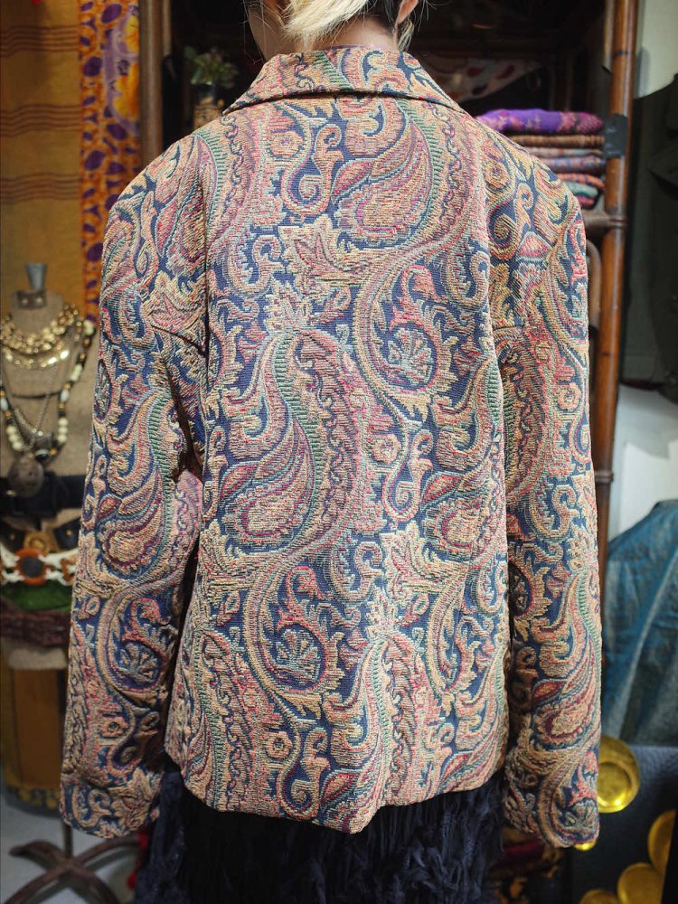 Black Gobelin Paisley Jacket