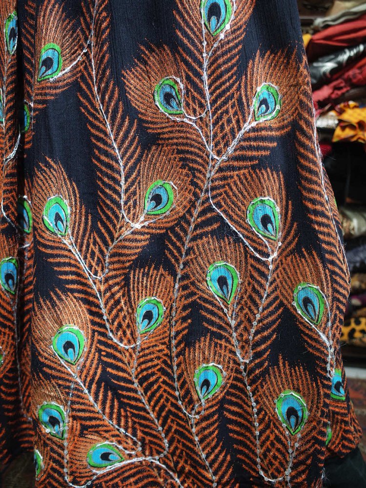 Peacock Rayon Skirt