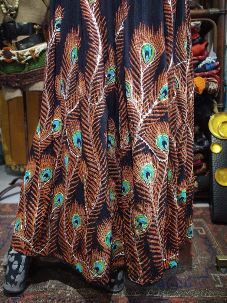 Peacock Rayon Skirt