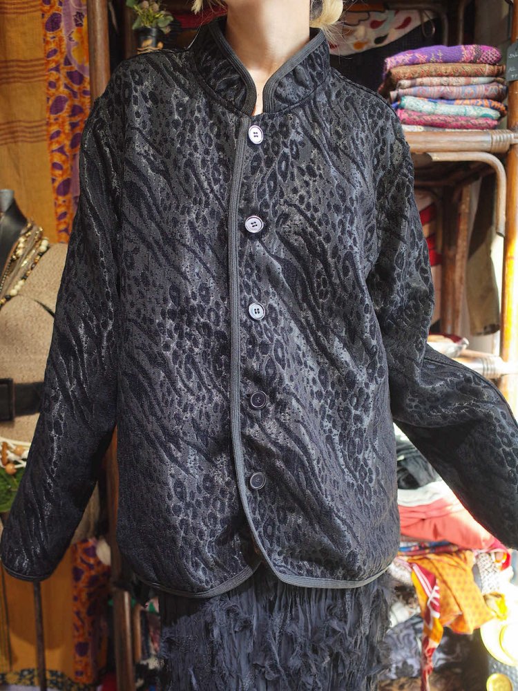 Abstract Jacquard China Jacket Reversible