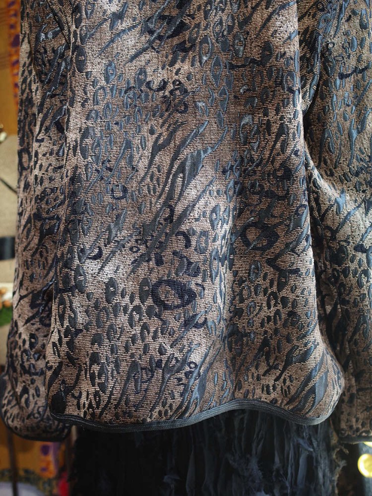 Abstract Jacquard China Jacket Reversible