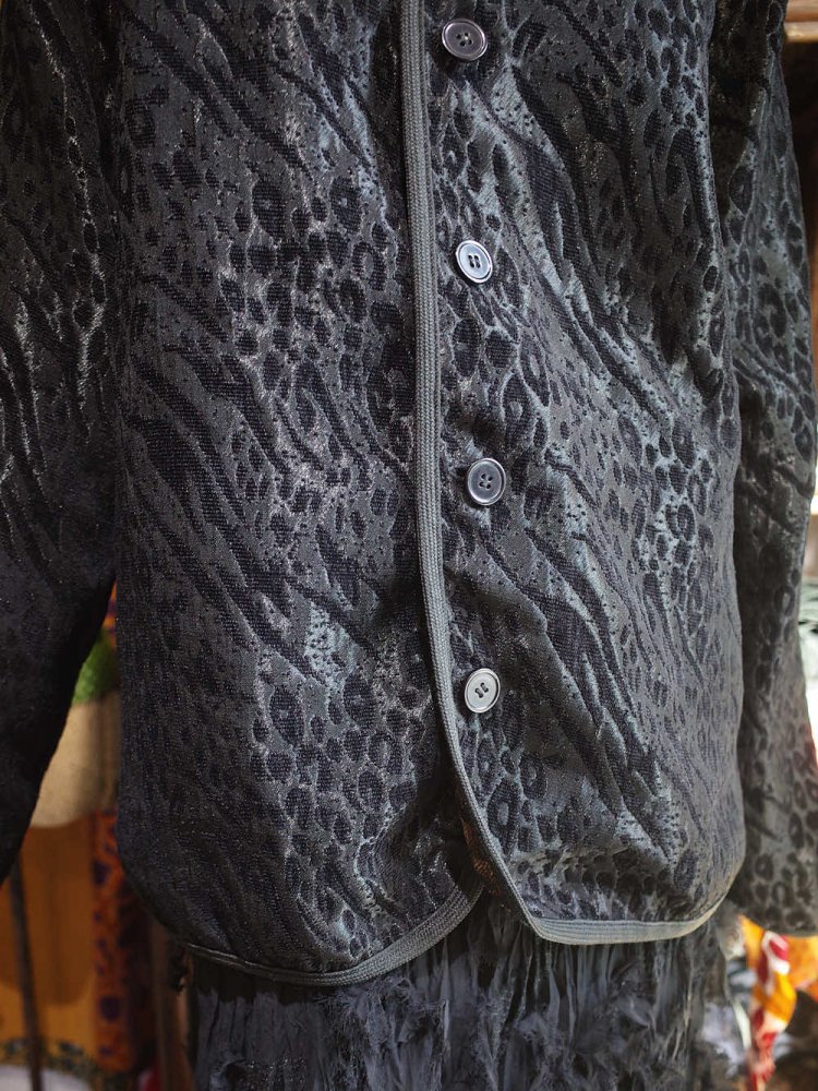 Abstract Jacquard China Jacket Reversible