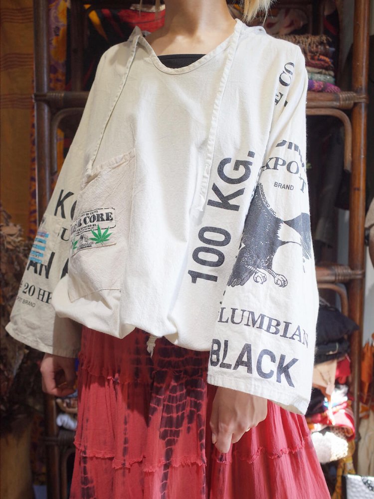 Vintage COLUMBIAN BLACK Sack Hoodie