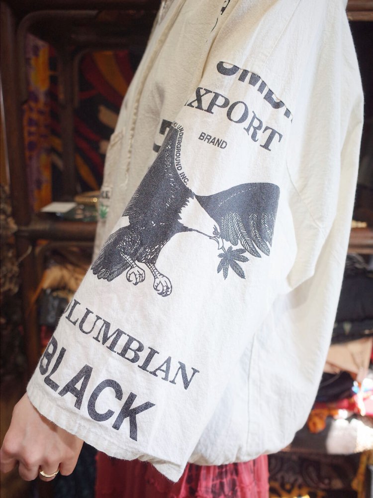 Vintage COLUMBIAN BLACK Sack Hoodie