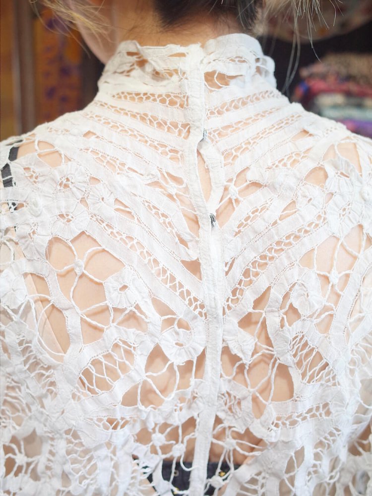 Over A Century Edwardian Antique Lace Blouse