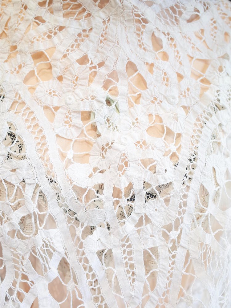 Over A Century Edwardian Antique Lace Blouse