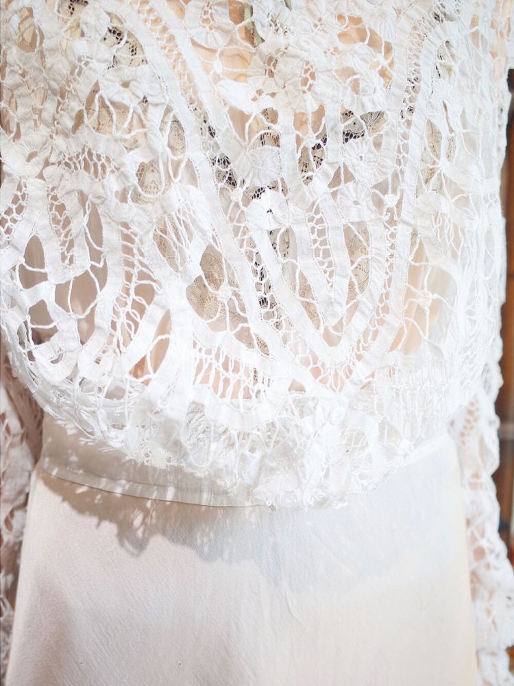 Over A Century Edwardian Antique Lace Blouse