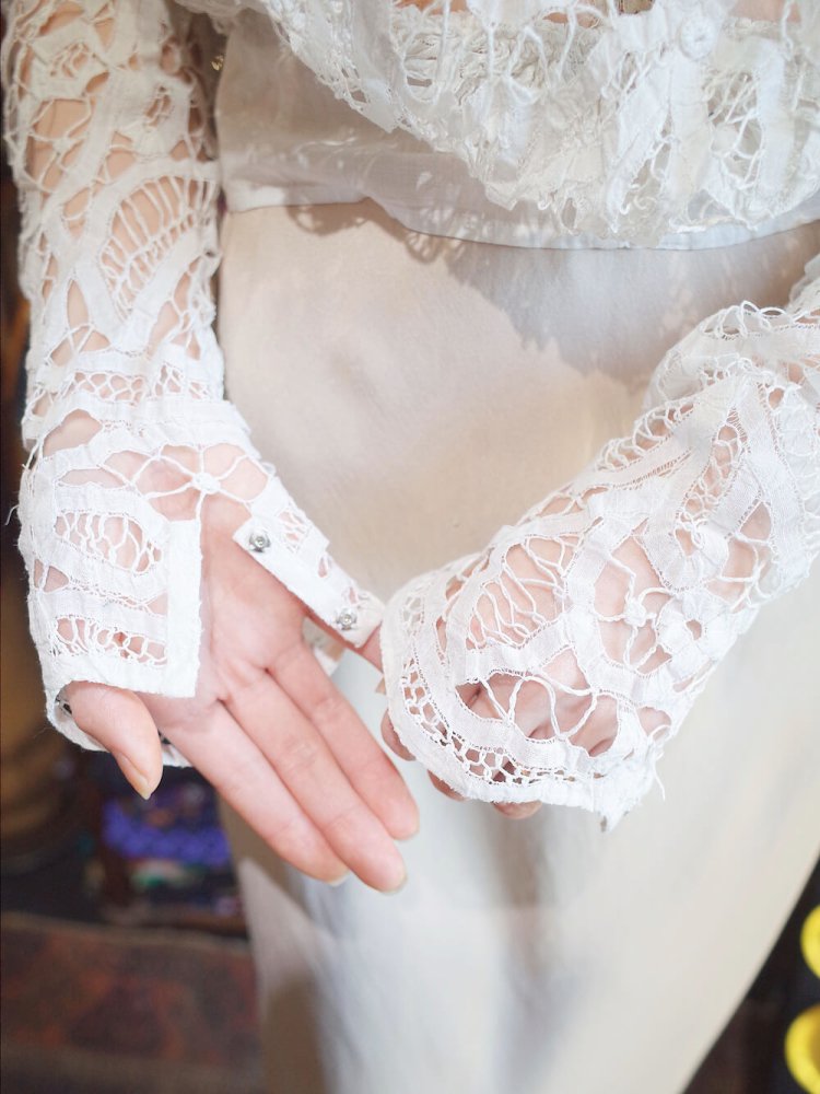 Over A Century Edwardian Antique Lace Blouse