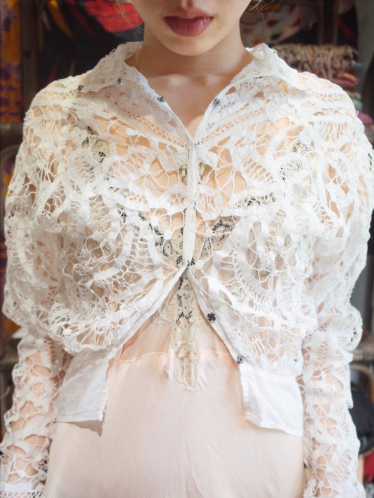 Over A Century Edwardian Antique Lace Blouse