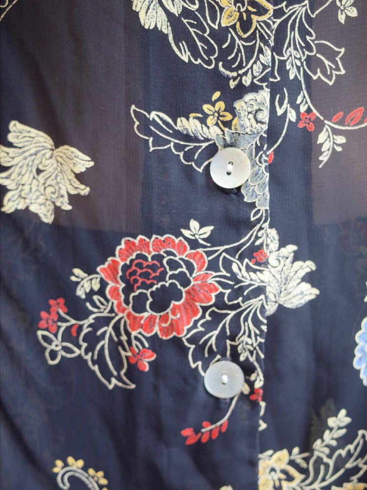 Oriental Flower Sheer Rayon Set up