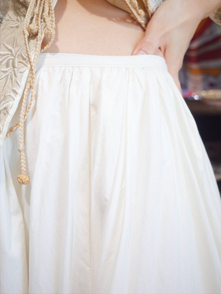 DRIES VAN NOTEN Super Volume White Skirt