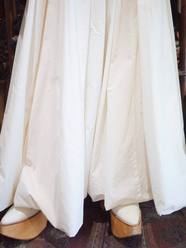 DRIES VAN NOTEN Super Volume White Skirt