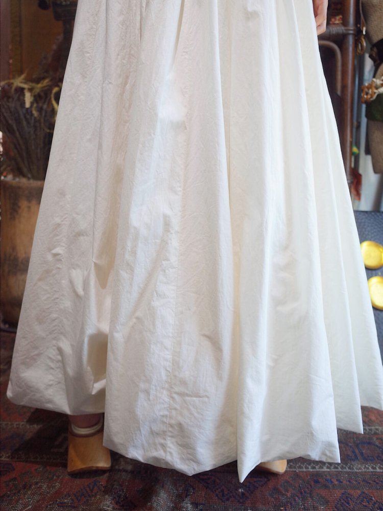 DRIES VAN NOTEN Super Volume White Skirt