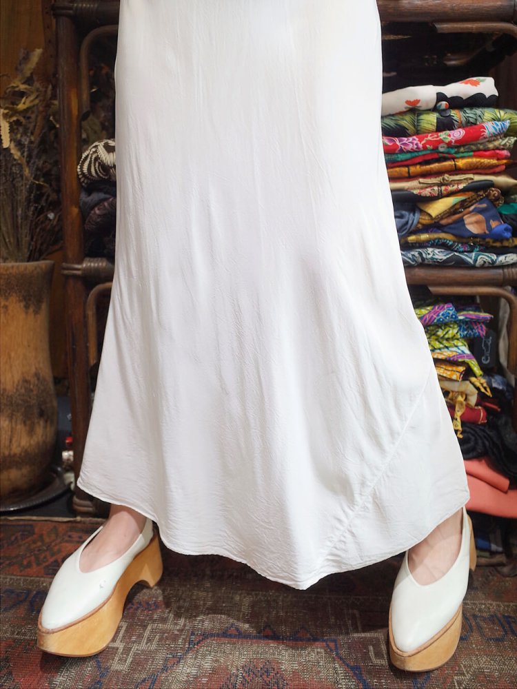 c.1940s Vintage White Lingerie Dress 1