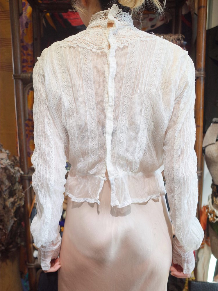 Over A Century Edwardian Antique Lace Blouse