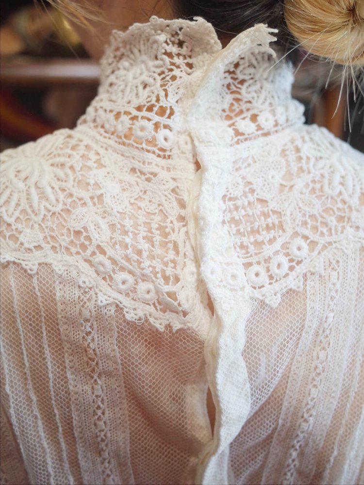 Over A Century Edwardian Antique Lace Blouse