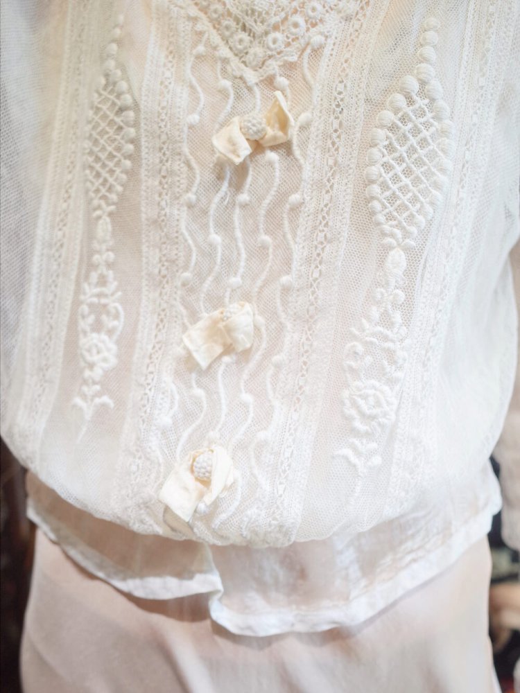 Over A Century Edwardian Antique Lace Blouse