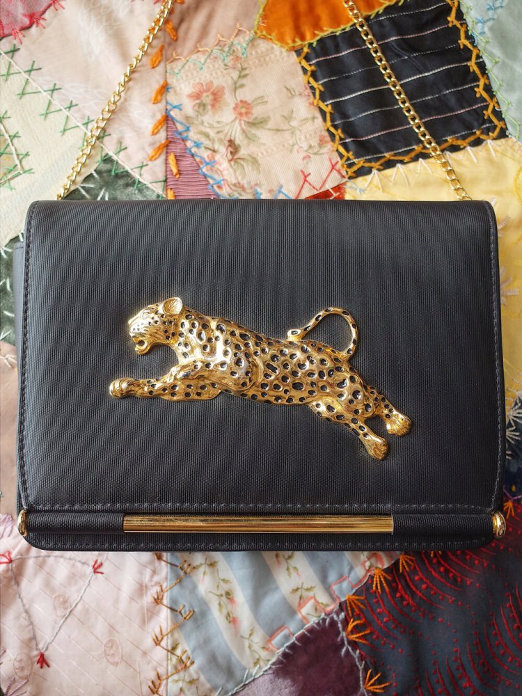 Vintage Jaguar Shoulder & Clutch Bag