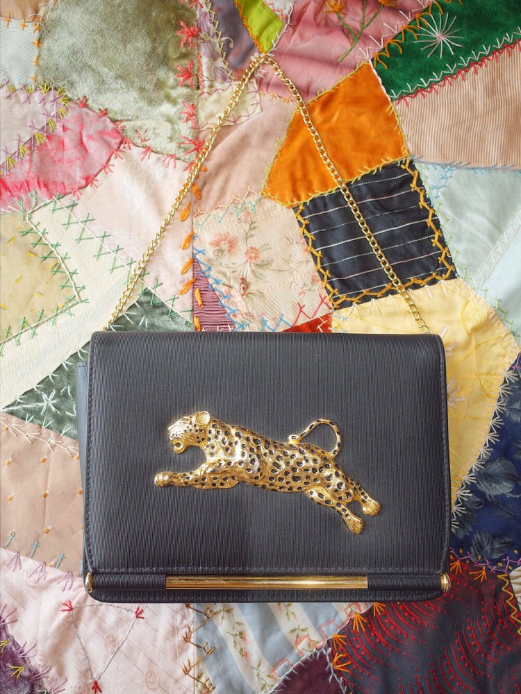 Vintage Jaguar Shoulder & Clutch Bag