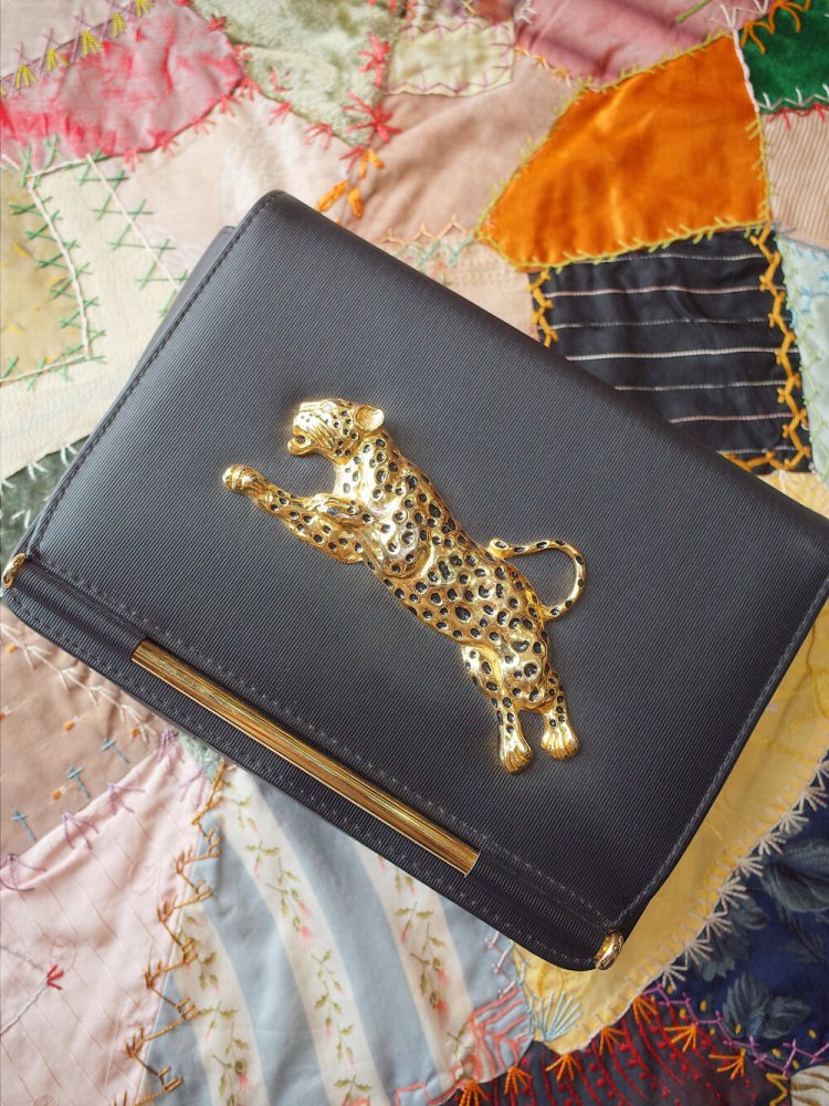 Vintage Jaguar Shoulder & Clutch Bag