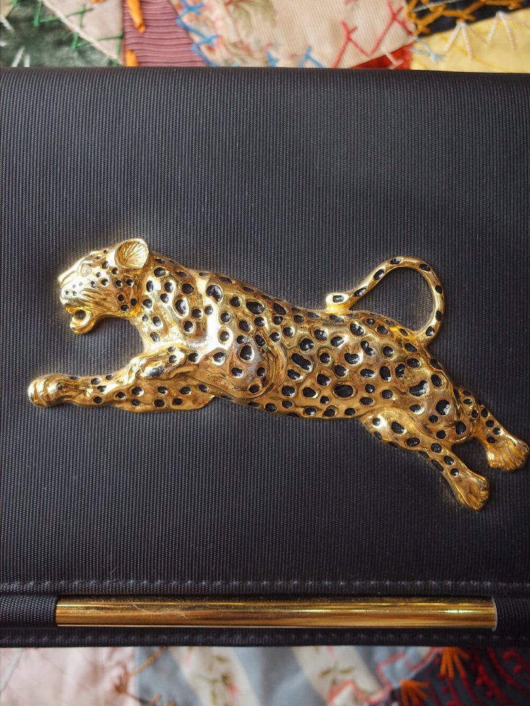 Vintage Jaguar Shoulder & Clutch Bag