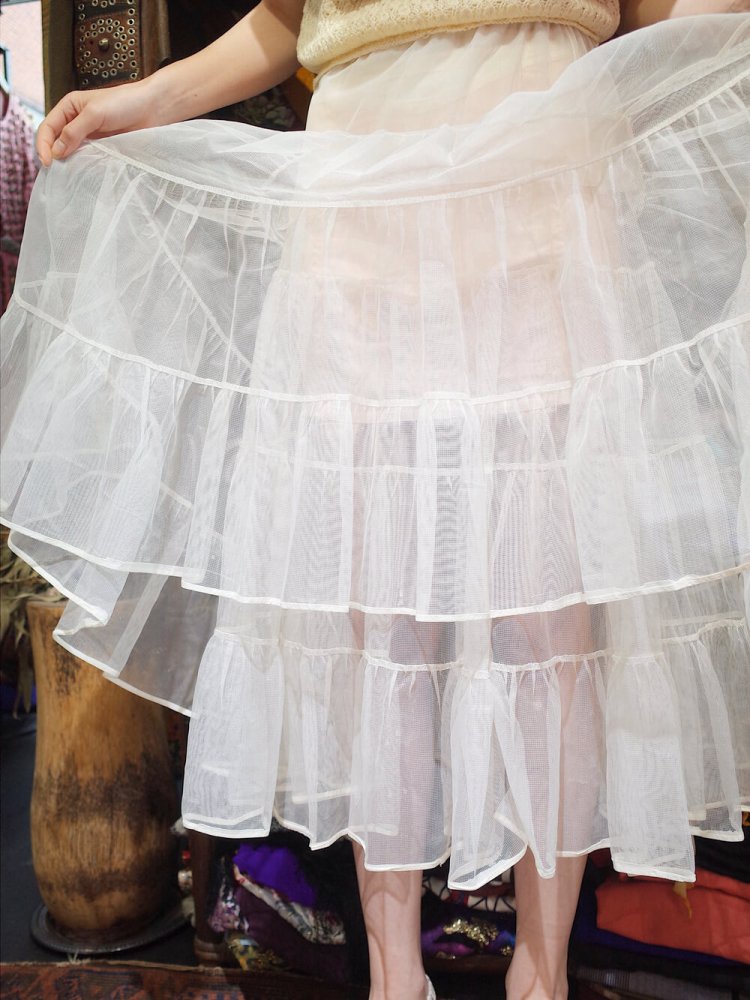 c.1950s Tulle Tiered Skirt