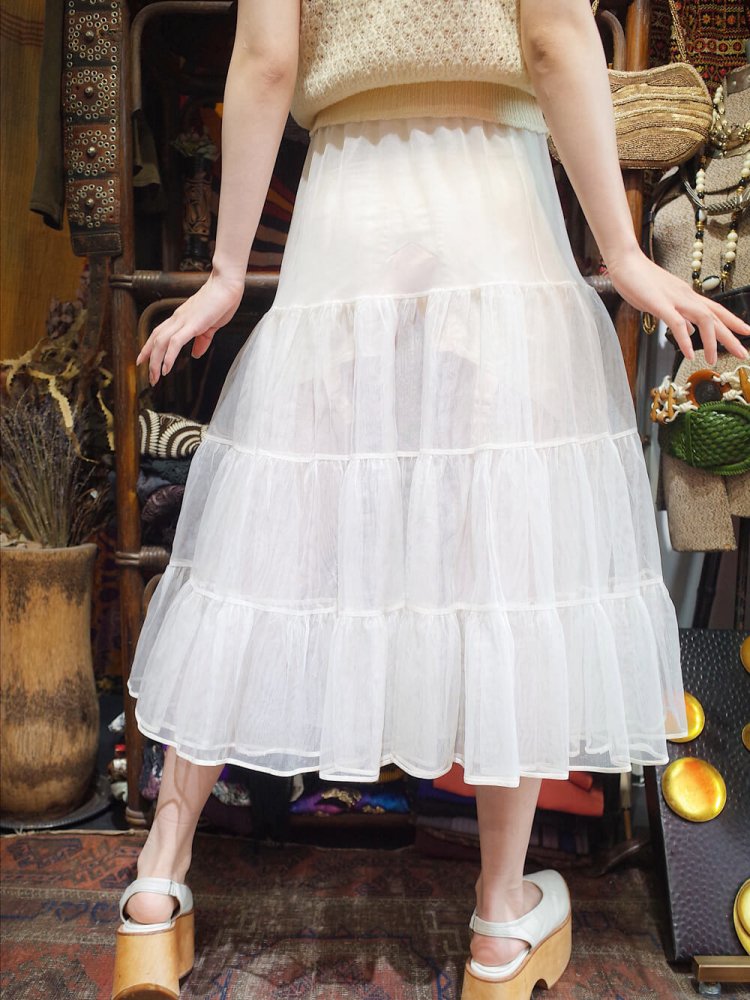 c.1950s Tulle Tiered Skirt