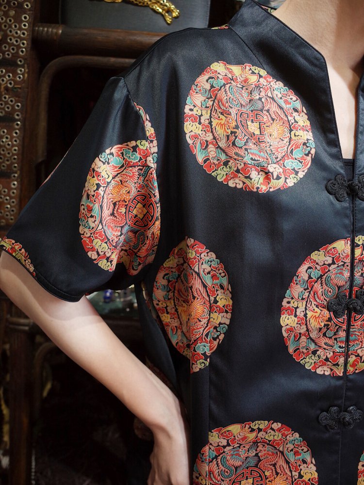 Oriental Silk China Shirt