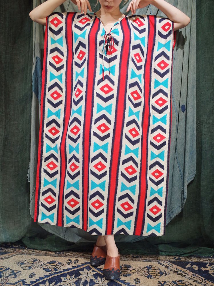 Native Stripe Kaftan Dress