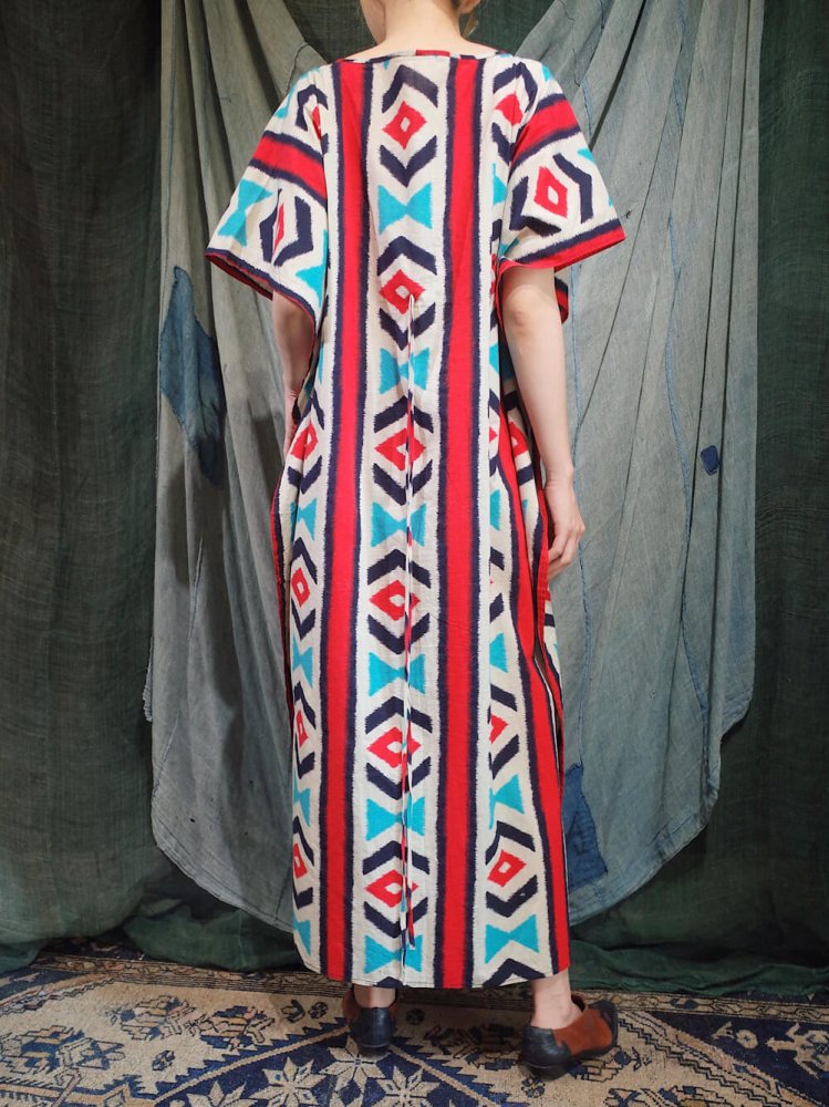 Native Stripe Kaftan Dress