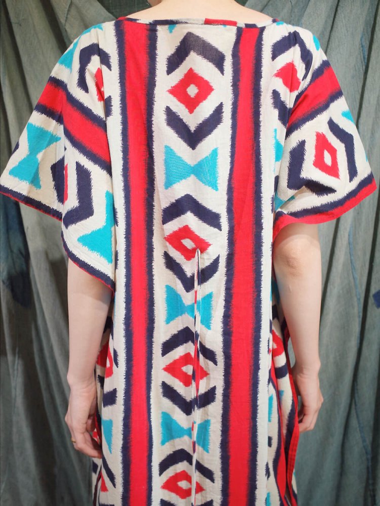 Native Stripe Kaftan Dress