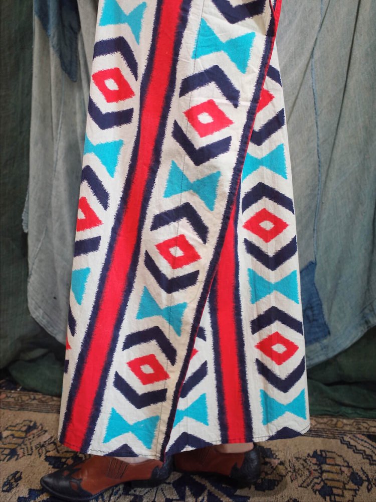 Native Stripe Kaftan Dress