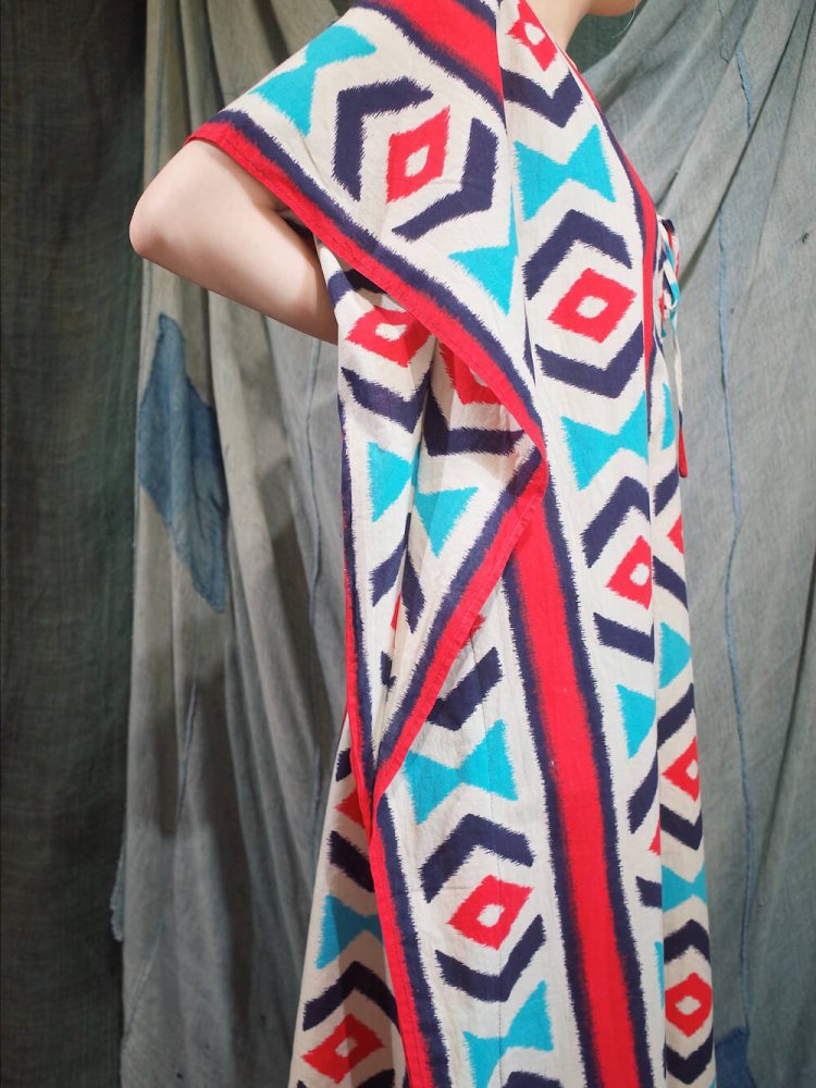 Native Stripe Kaftan Dress