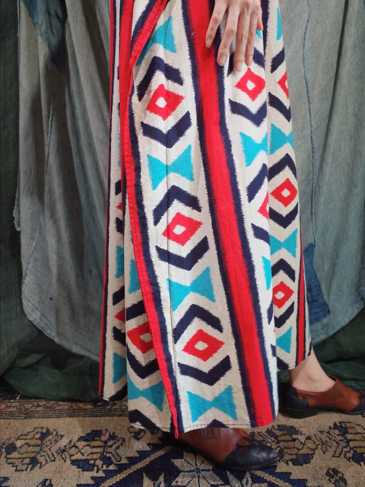 Native Stripe Kaftan Dress