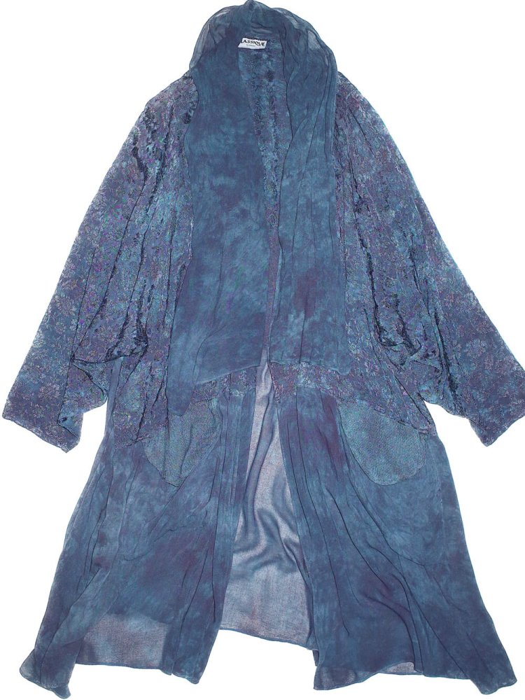 Gradation Drape Rayon Gown