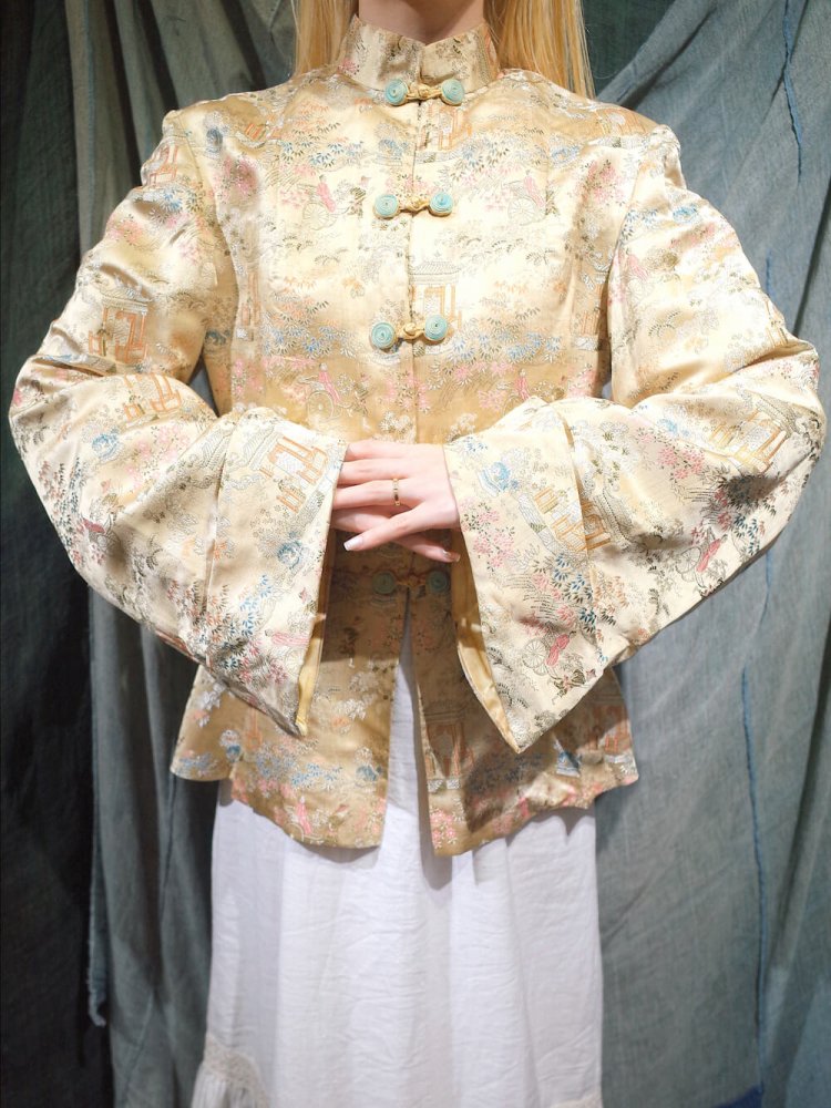 c.1960~70s Chinese Silk Jacquard Jacket