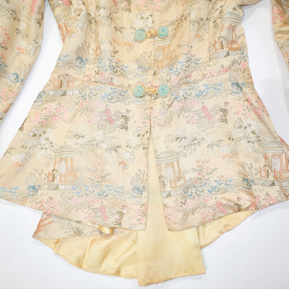 c.1960~70s Chinese Silk Jacquard Jacket