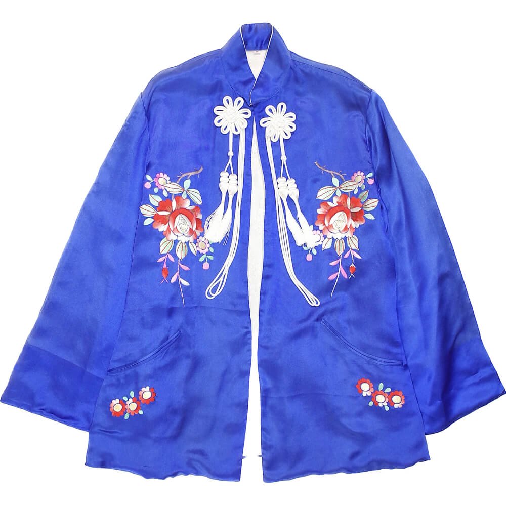 c.1940~50s Dead stock Chinese Silk Embroidery Jacket